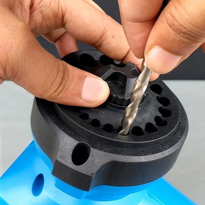 BINGOX Multipurpose Drill Bit Sharpener – 130° Twist Bit Grinding Tool with All-in-One Electric Sharpening Machine for 1/8''–15/32'' Bits - Image 4
